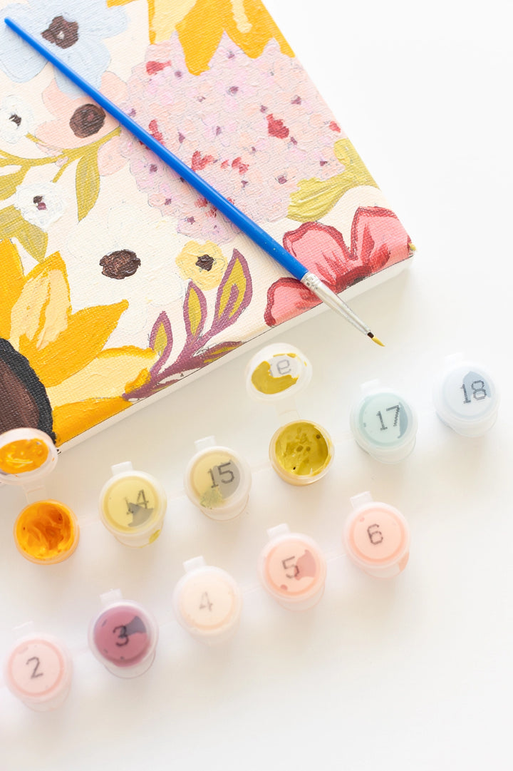 Paint By Number Kit - Rainbow Garden