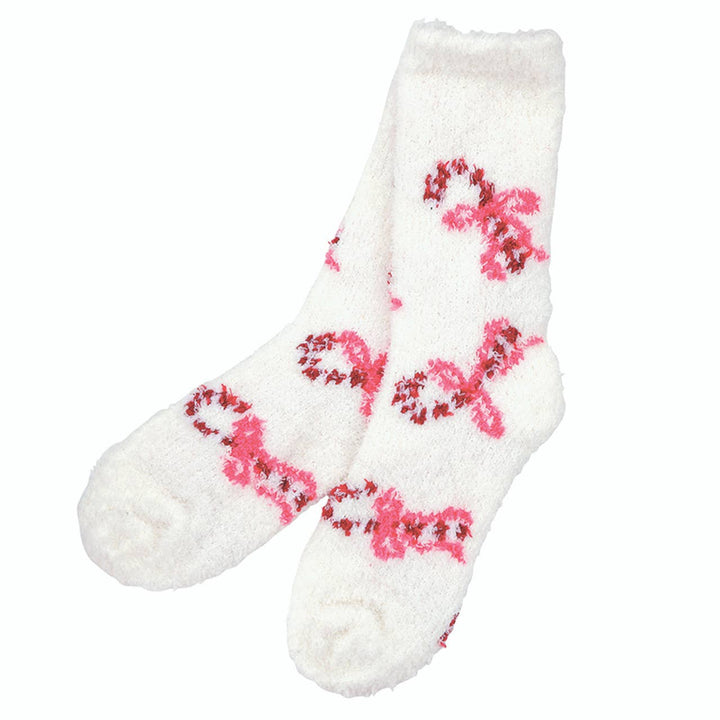 Cozy Socks in Ornament - Candy Canes
