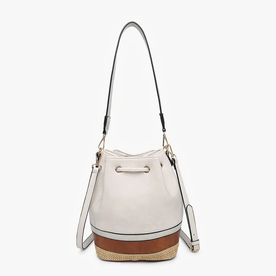 Tri-Color Bucket Bag