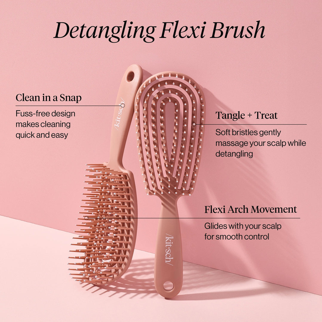 Detangling Flexi Brush - Terracotta