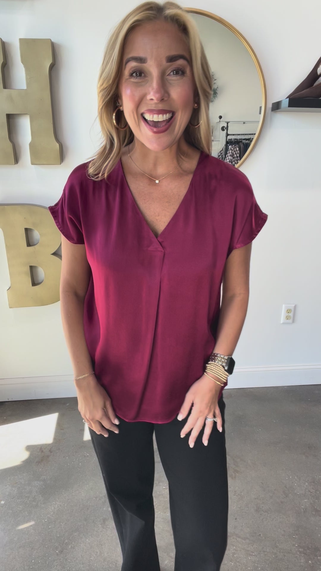 Dear John Kristen Top - Red