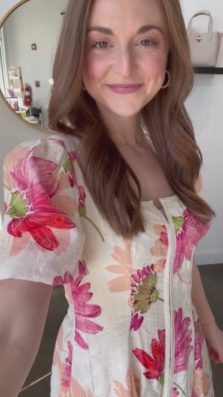Fit & Flare Floral Dress