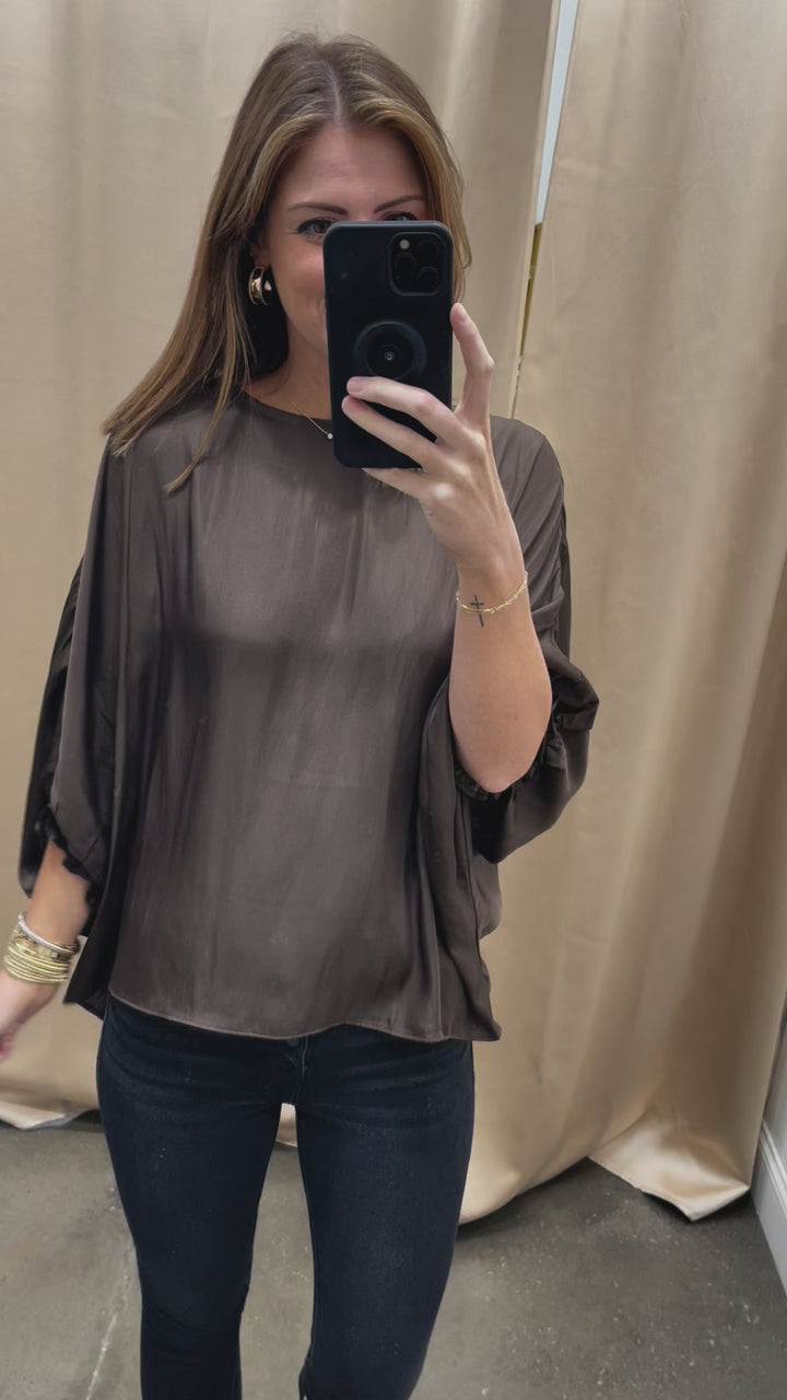 Batwing Blouse - Deep Teal