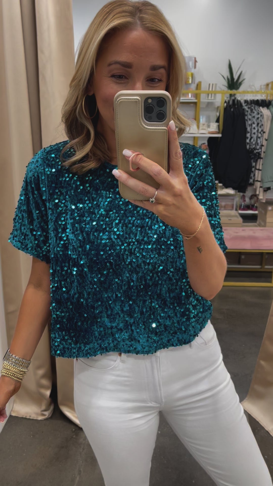 Steve Madden Cressa Top - Deep Teal