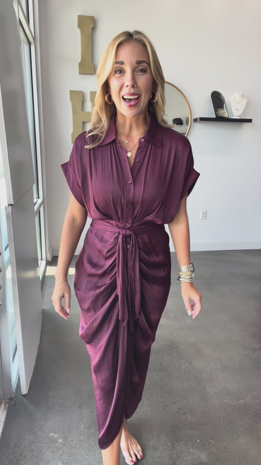 Steve Madden Tori Dress - Wine