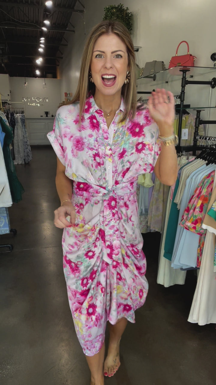 Steve Madden Tori Dress - Pink Hydrangea