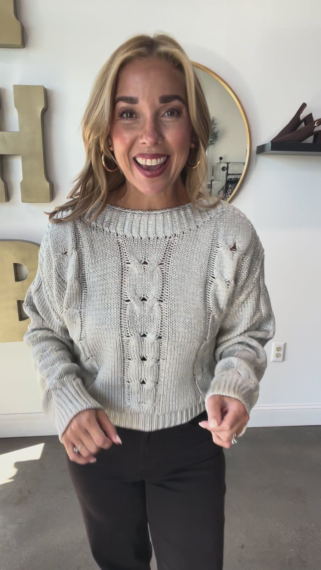 Steve Madden Debbi Sweater - Antique