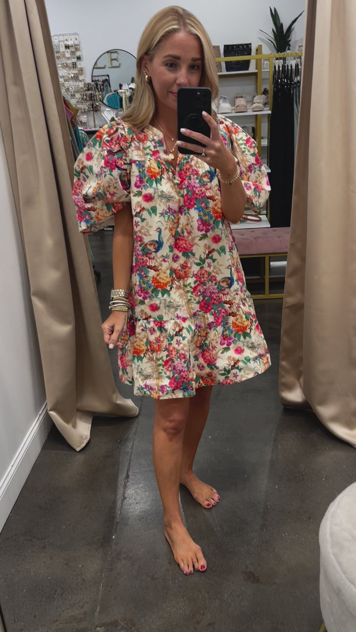 Floral Mini Dress