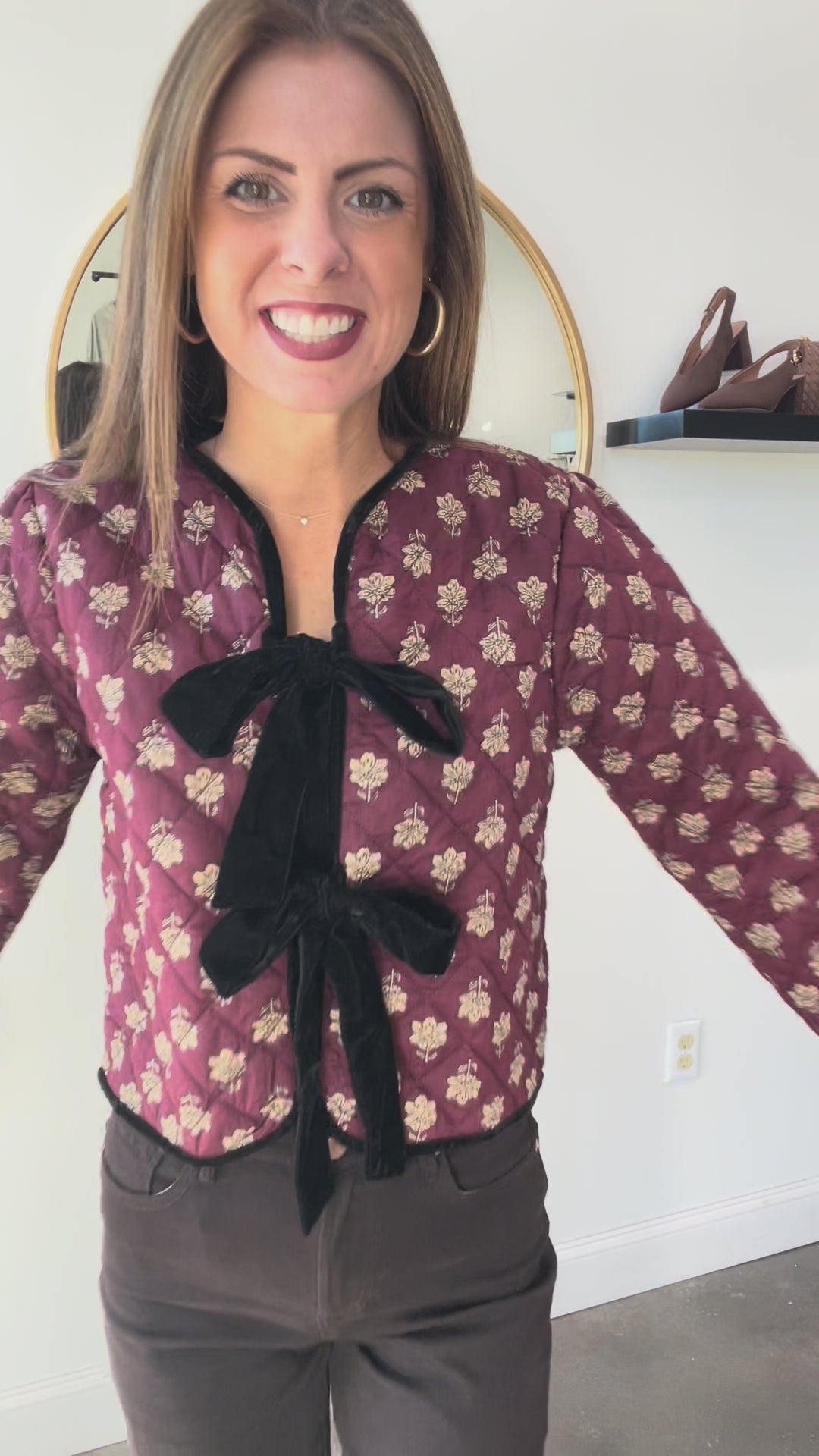 Printed Quilted Jacket