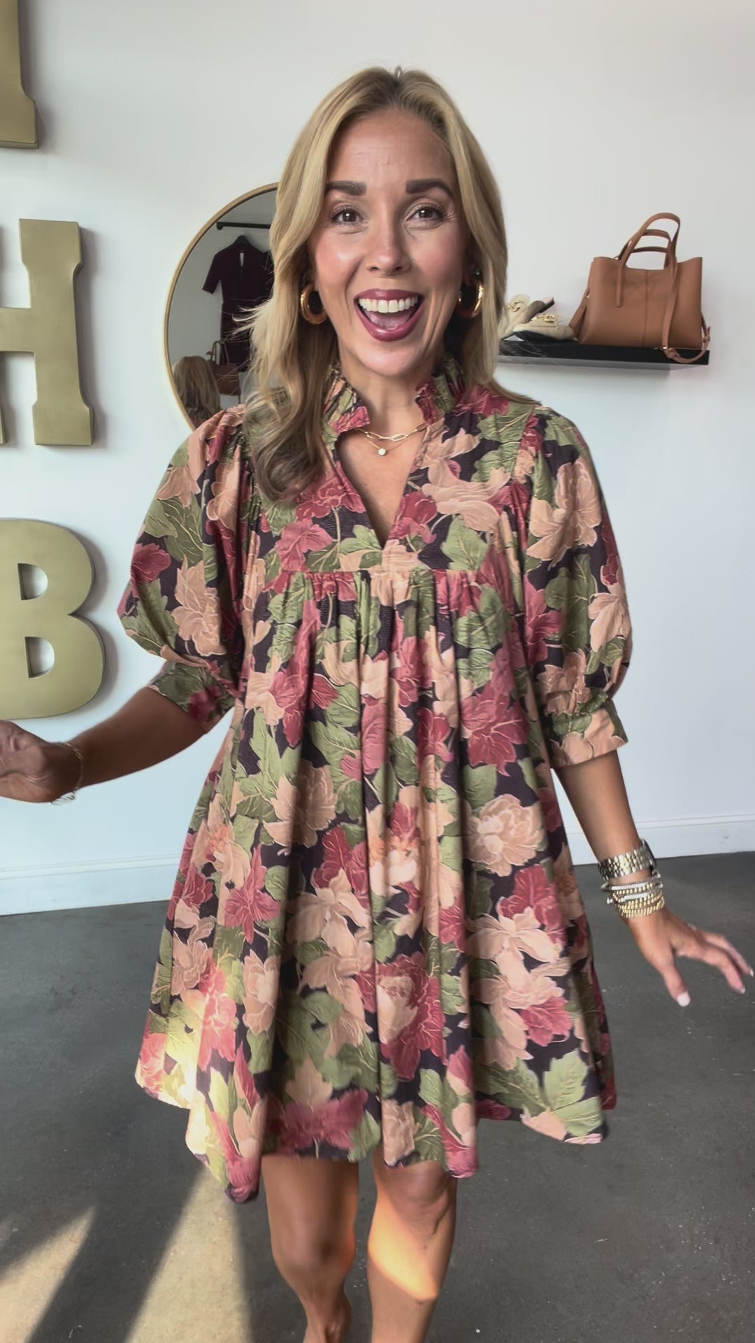 Fall Printed Dress