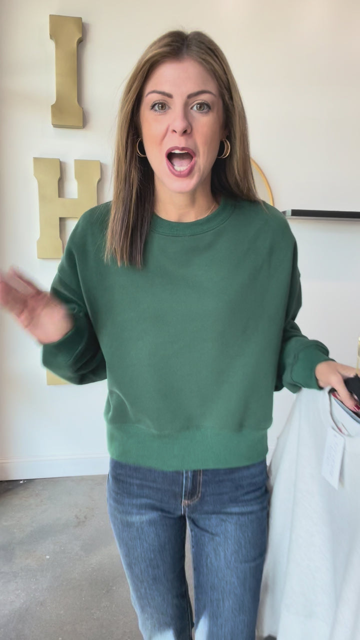 Oversized Sweatshirt - Hunter