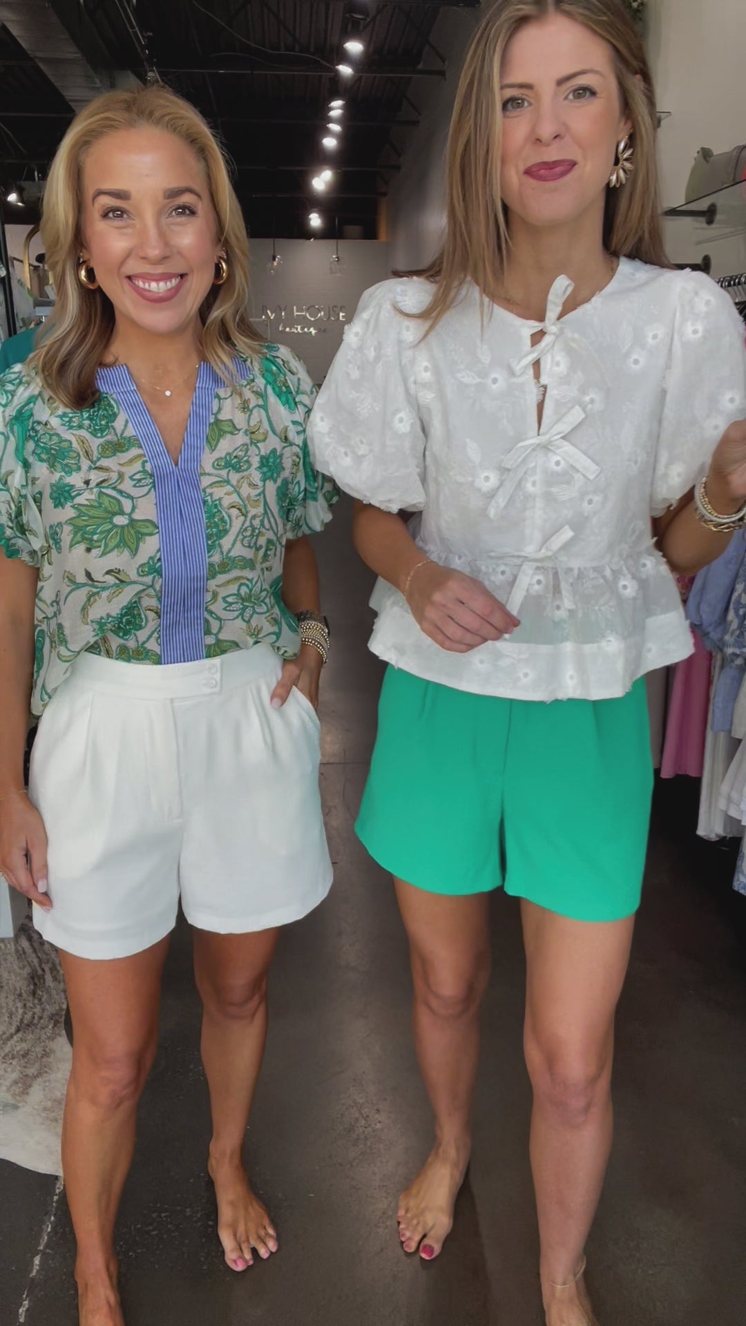 Dressy Shorts - Emerald Green