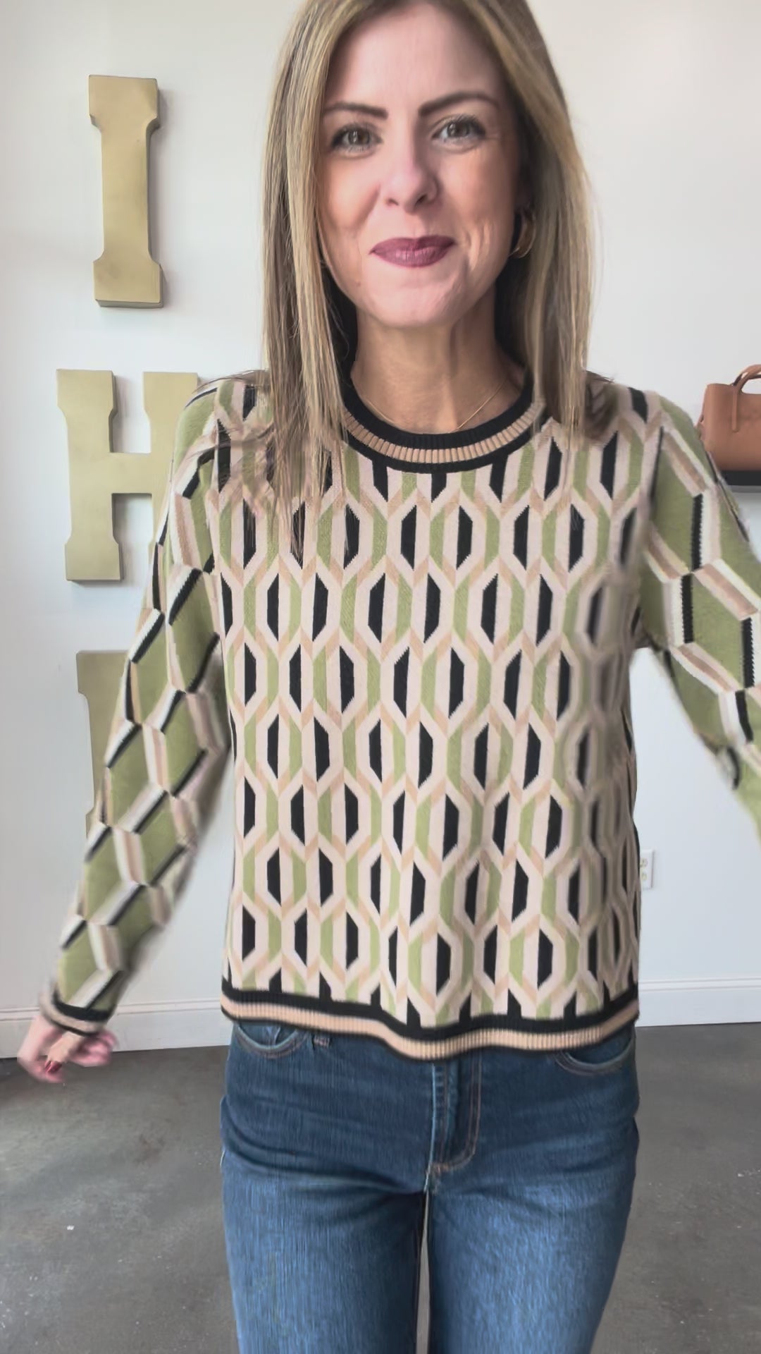 Patterned Sweater