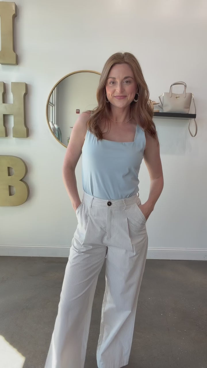 Pinstripe Pants