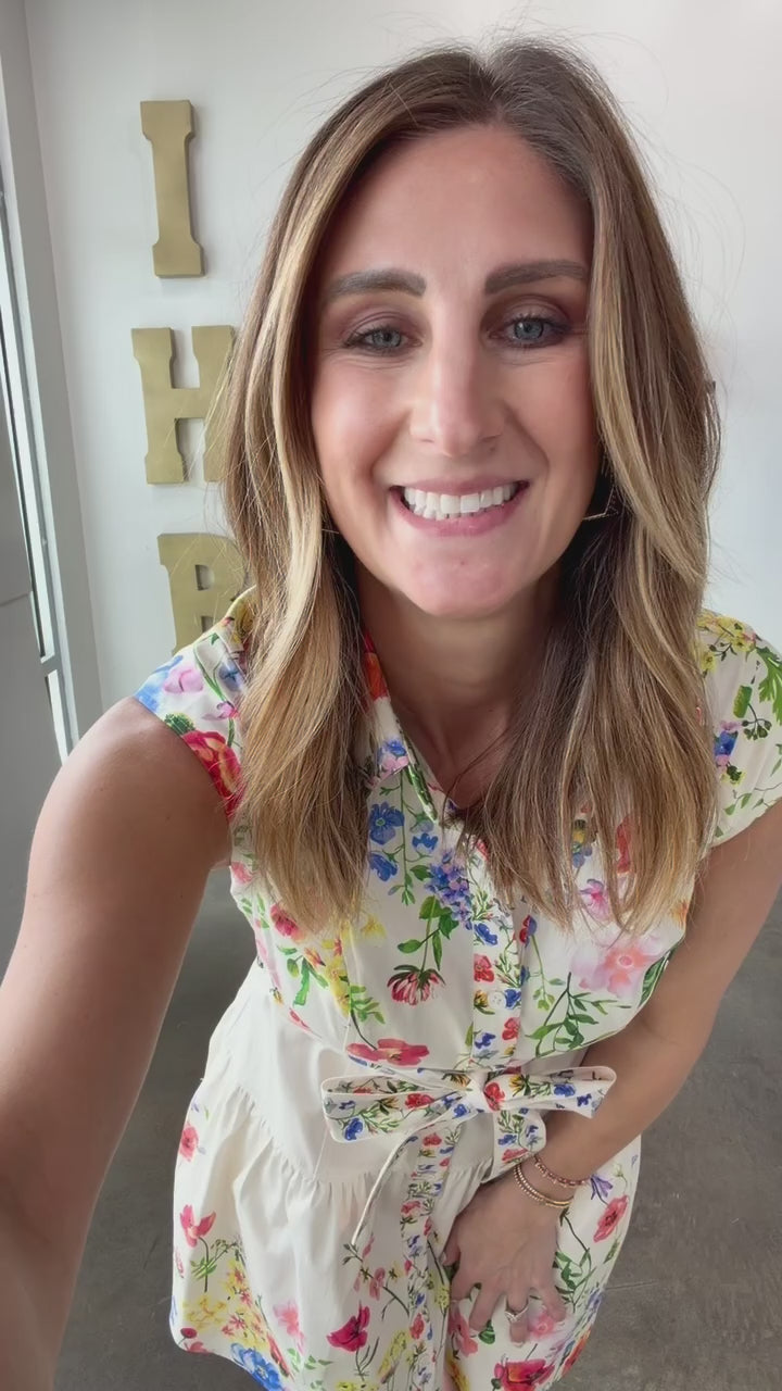 Floral Button Down Dress