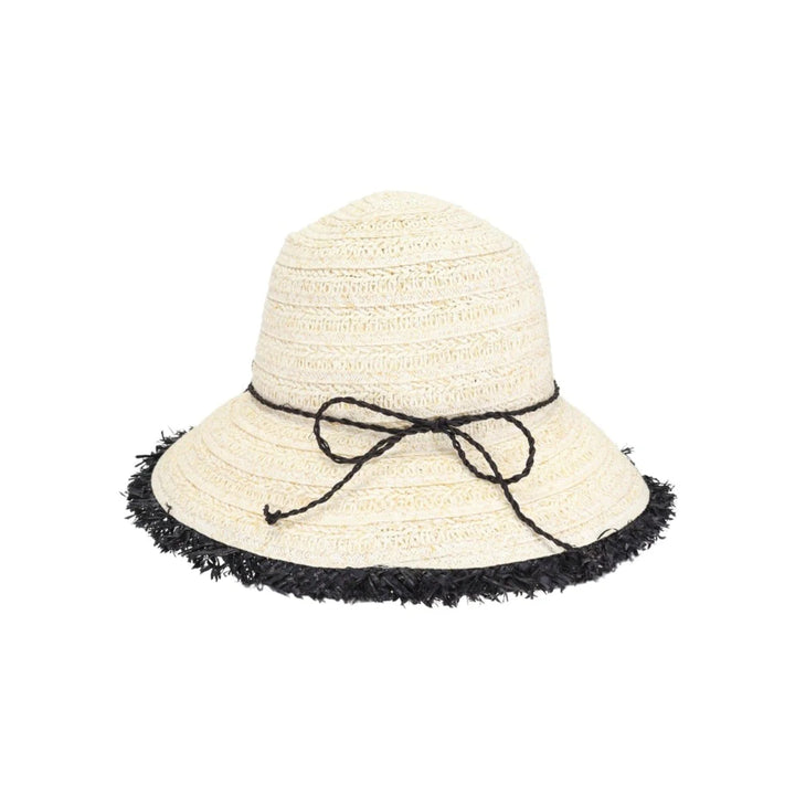 Luisa Fringe Trim Cloche Hat