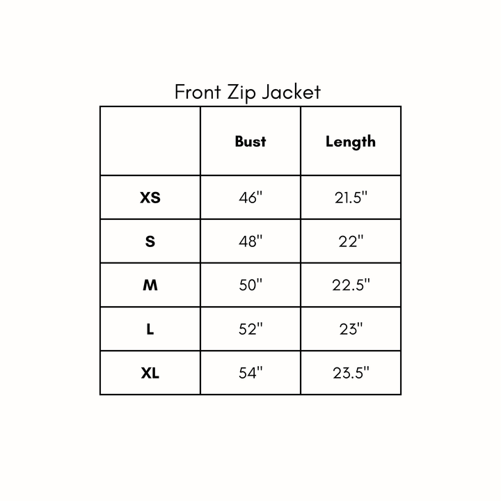 Front Zip Jacket