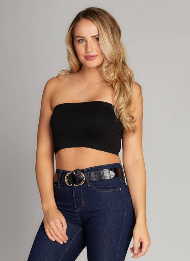 Bamboo Bandeau - Black