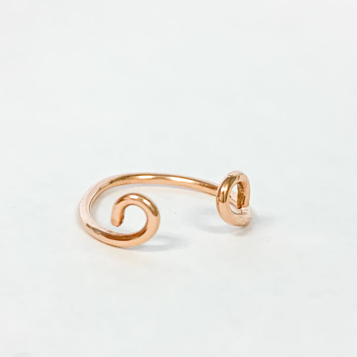 Pixley Pressed Open Curve Ring