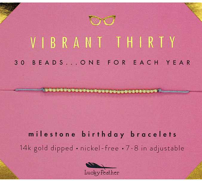 Birthday Bracelet - Thirty