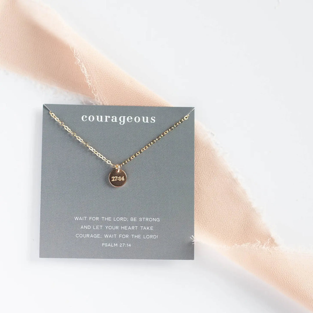 Courageous Necklace - 14k Gold Filled